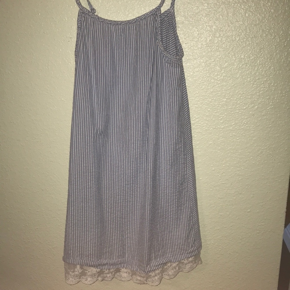 Blue sundress